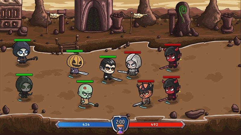 Heroes Battle Raid screenshot 2