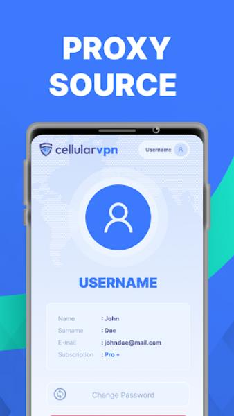 Cellular VPN screenshot 1