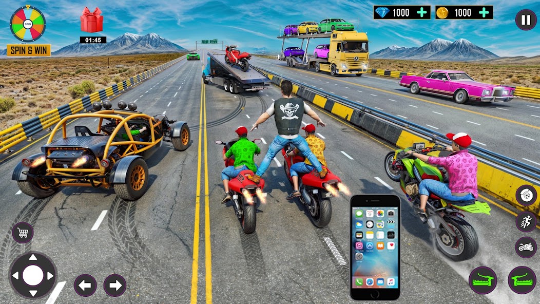 Indian Bike Driving Game 3D Mod screenshot 3