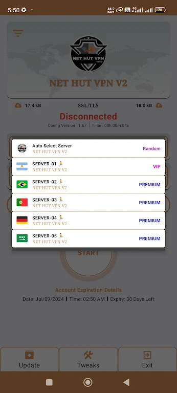 NET HUT VPN V2 screenshot 2