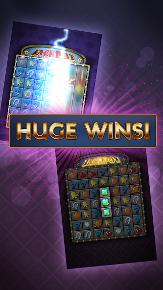 Jackpot Gems - Match 3 to win Mod screenshot 1