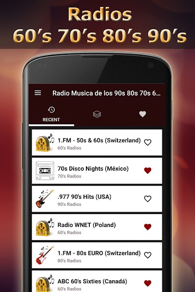 Oldies Radio 60 70 80 90 music Mod screenshot 3