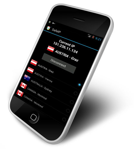 SafeIP Free VPN screenshot 1