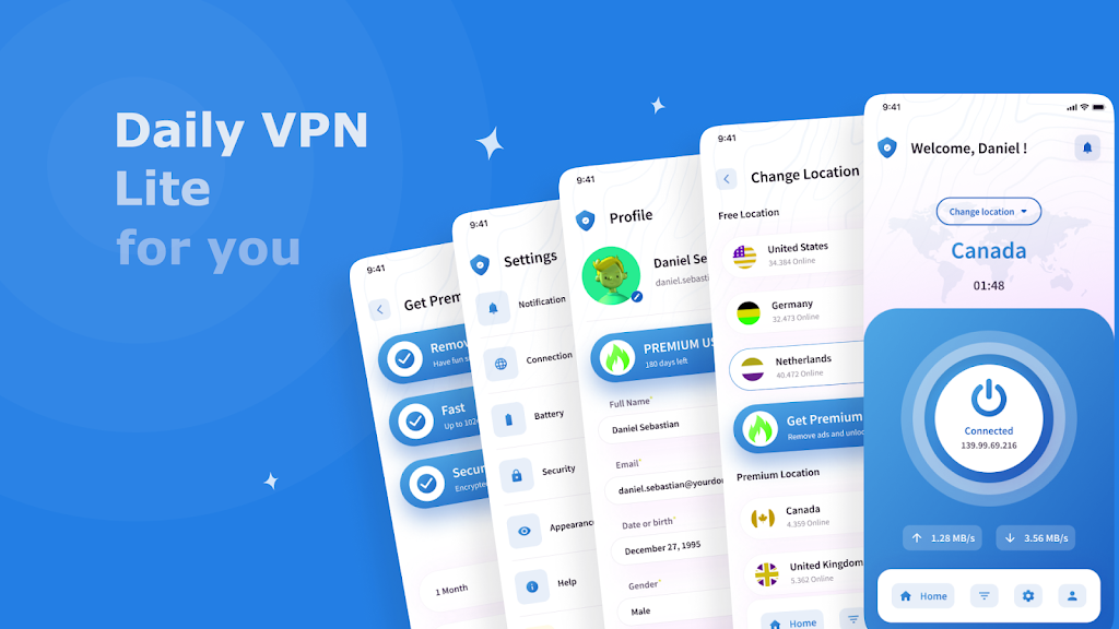 Daily VPN Lite screenshot 1