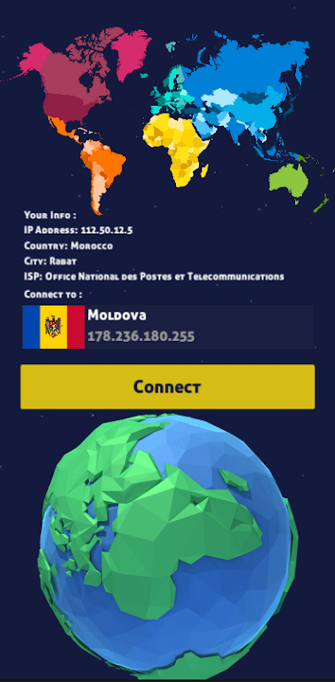 VPN Moldova - IP for Moldova screenshot 2