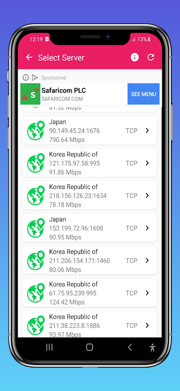 FF VPN plus | Lightning VPN screenshot 2