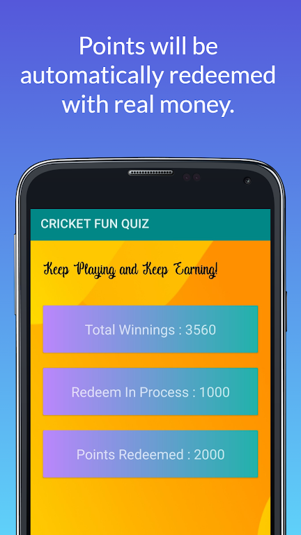 Cricket Quiz - Earn Real Money screenshot 4