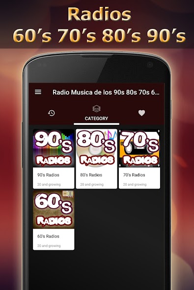 Oldies Radio 60 70 80 90 music Mod screenshot 2