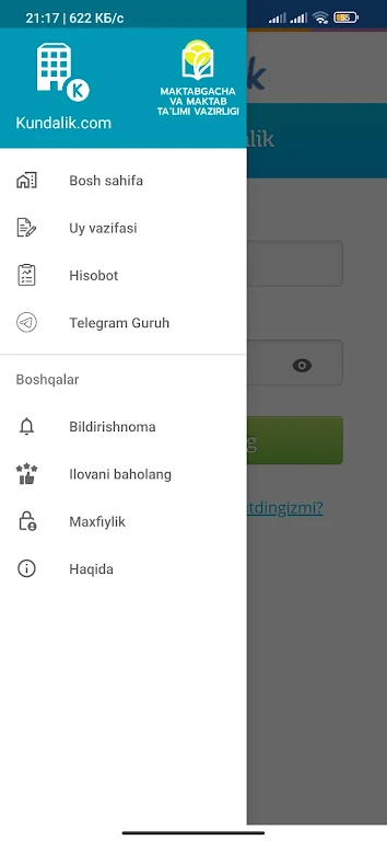Kundalik.com o'quvchi screenshot 2