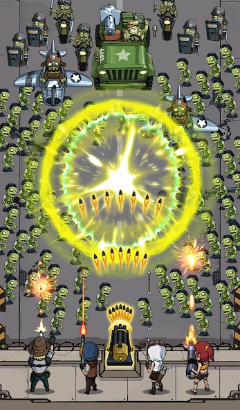 Zombie War Idle Defense Game Mod screenshot 3