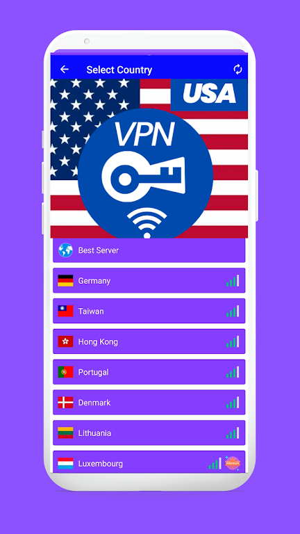 VPN USA - Get USA IP screenshot 1