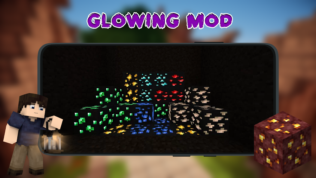 Glowing Ore Mod screenshot 2