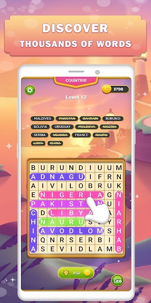 Word Search Game: Offline Mod screenshot 4