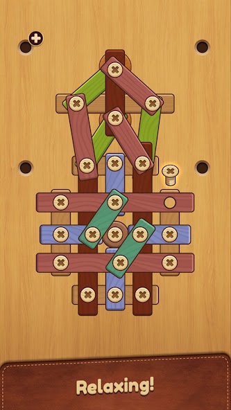 Nuts & Bolts Wood Puzzle Mod screenshot 1