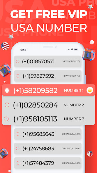 USA Phone Number Receive SMS Mod screenshot 2