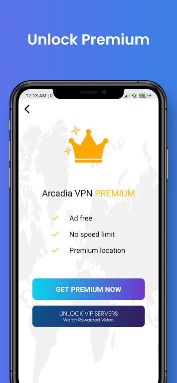 Arcadia VPN screenshot 4