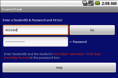 StudentTrack screenshot 2