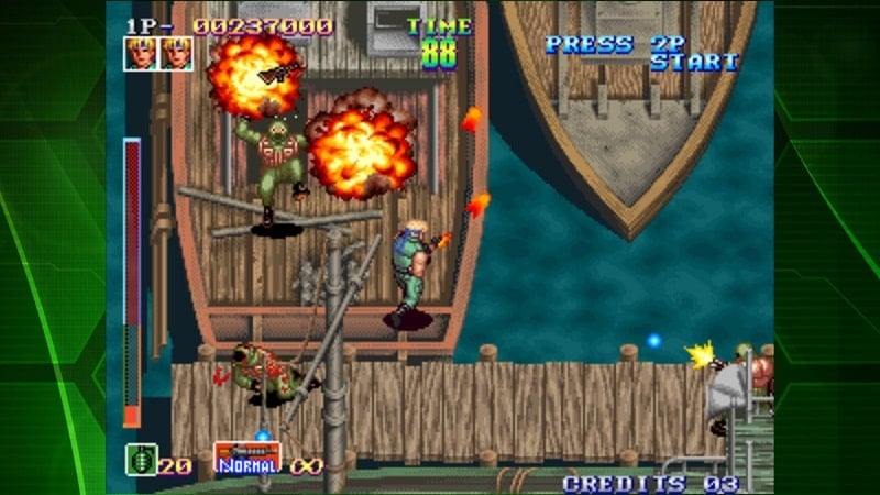 SHOCK TROOPERS ACA NEOGEO screenshot 3