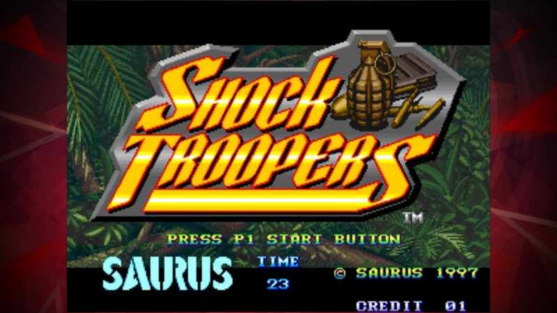 SHOCK TROOPERS ACA NEOGEO screenshot 1