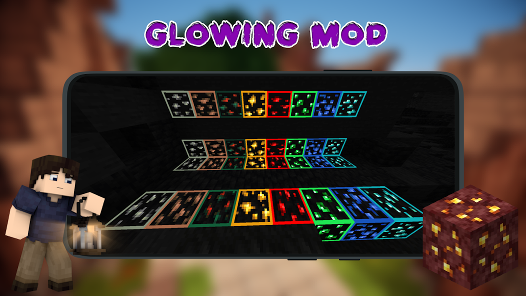 Glowing Ore Mod screenshot 1