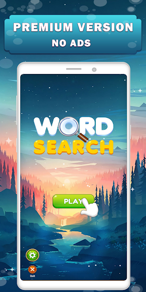 Word Search Game: Offline Mod screenshot 1