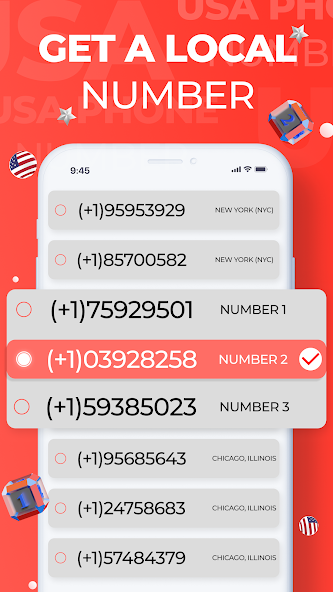 USA Phone Number Receive SMS Mod screenshot 1