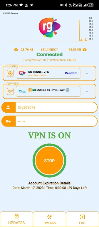 RG TUNNEL VPN screenshot 3