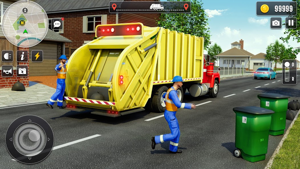 Garbage Truck Driving Games 3d Mod screenshot 1