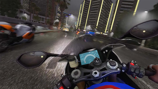 Traffic Moto Bike Rider City Mod screenshot 3