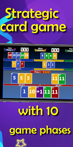 Phase Rummy 2: card game with 10 phases screenshot 2