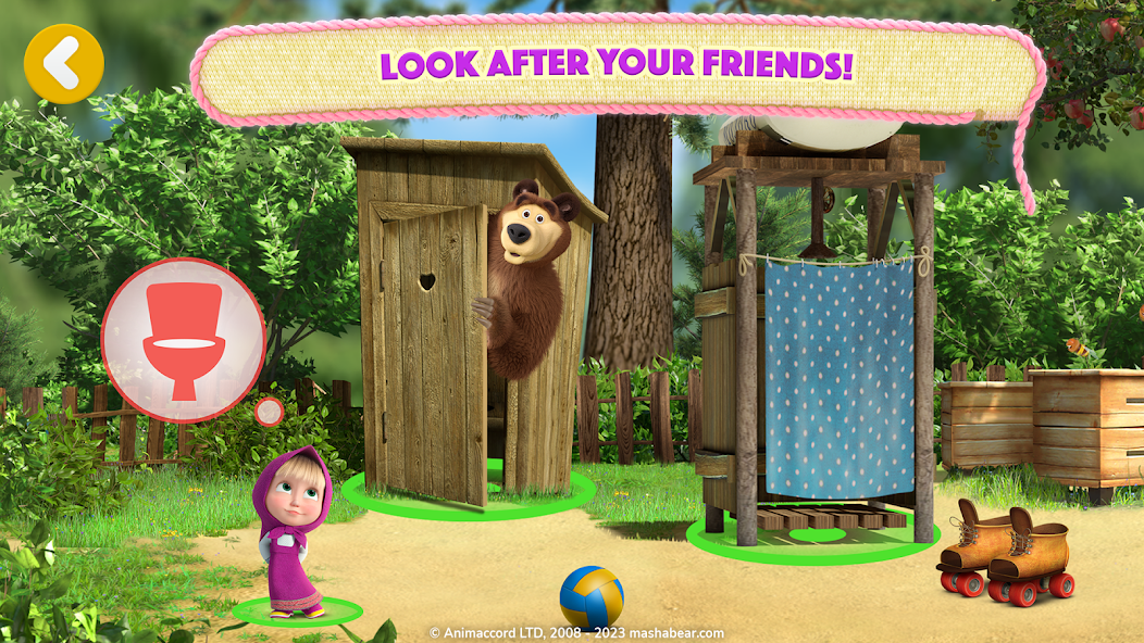 Masha and the Bear: My Friends Mod screenshot 1