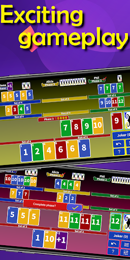 Phase Rummy 2: card game with 10 phases screenshot 3