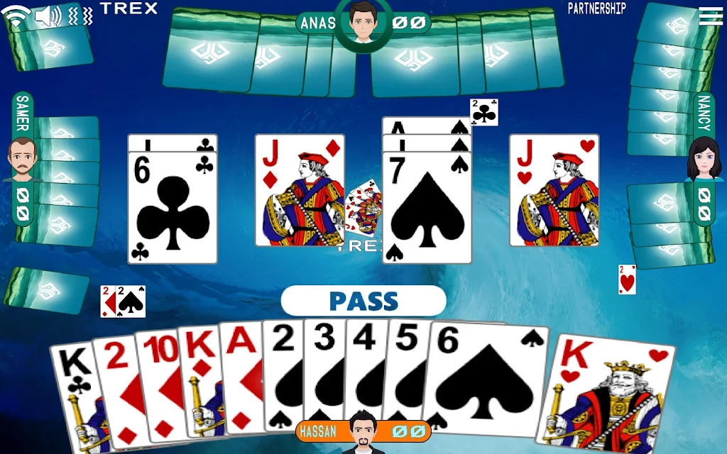 Golden Card Games Tarneeb Trix screenshot 2