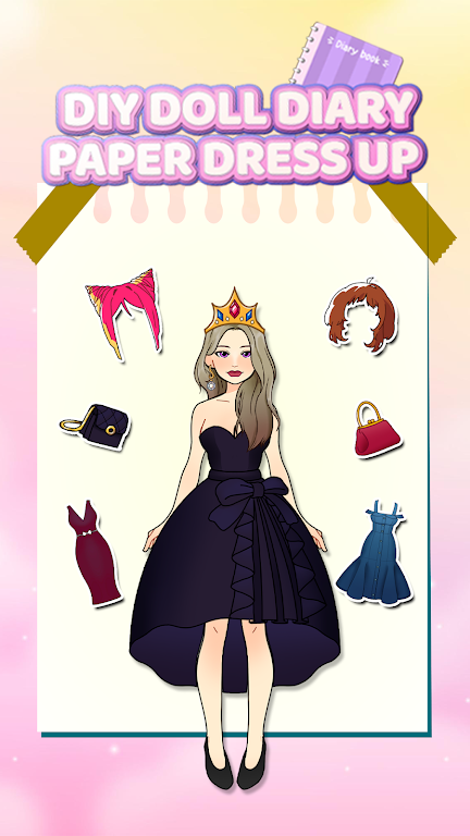 DIY Doll Diary: Paper Dress Up Mod screenshot 2