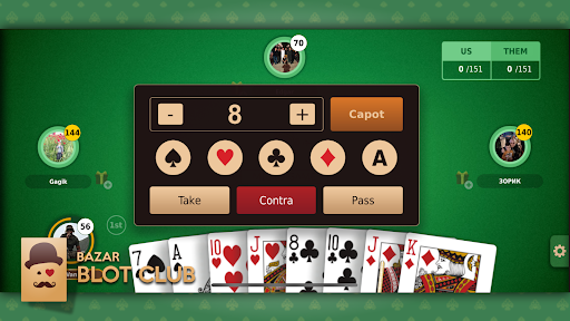 Bazar Blot Club : Best Armenian Card game : Belote screenshot 2