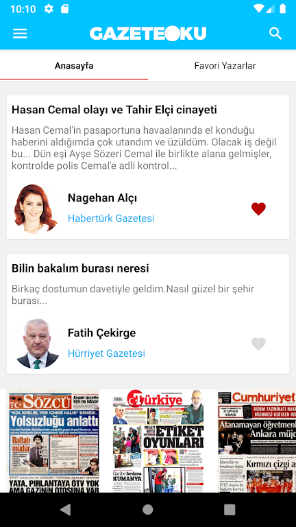 Gazete Oku screenshot 1