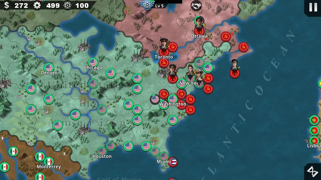 World Conqueror 4-WW2 Strategy Mod screenshot 1