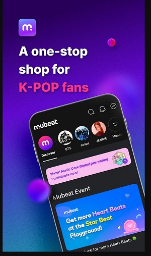 Mubeat for kpop Lovers Mod screenshot 2