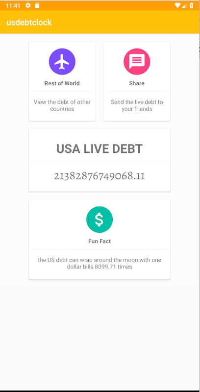 USA Debt Clock 2 screenshot 3