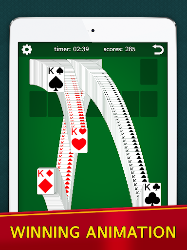 Classic Solitaire Klondike - offline card game screenshot 1