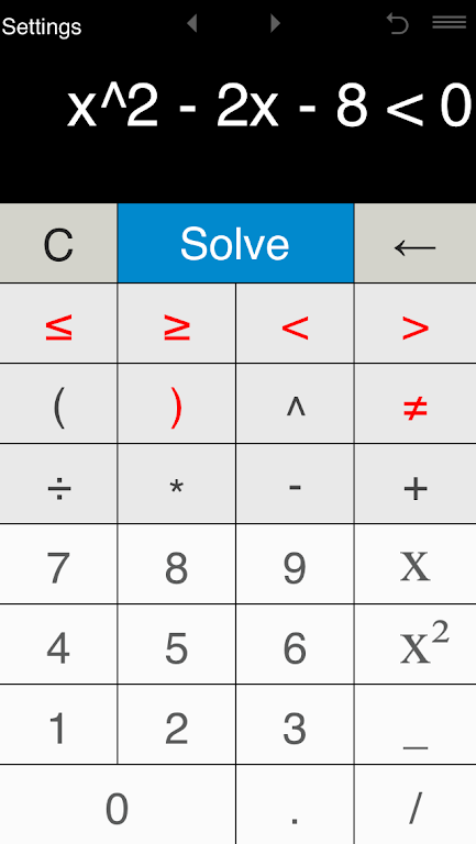 Inequality Calculator screenshot 4