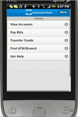 Independent Mobile Banking screenshot 2