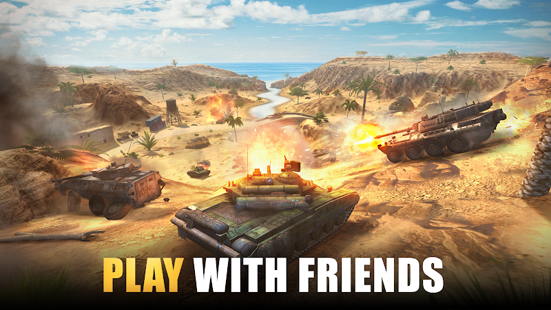 Tank Force: Tank games blitz Mod screenshot 3