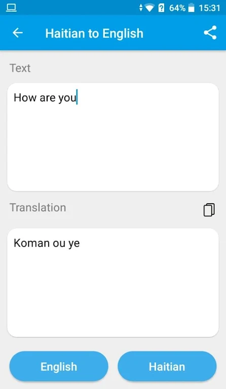 Haitian Creole - English Trans screenshot 1