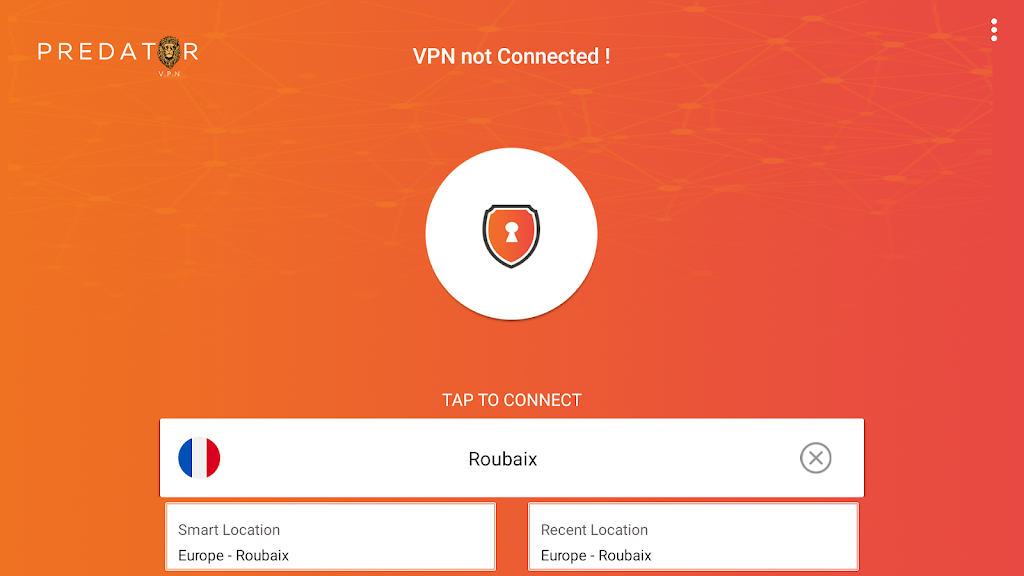 VPN PREDATOR screenshot 1