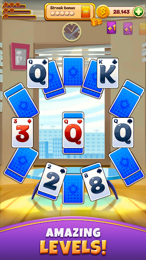 Solitaire Tri Peaks - Lucky Star Patience Game screenshot 3