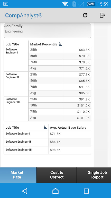 CompAnalyst Mobile screenshot 2