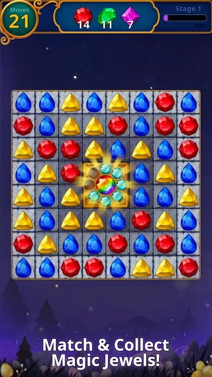 Jewels Magic: Mystery Match3 screenshot 2