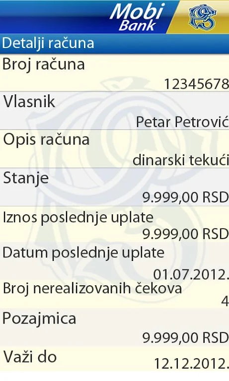 MobiBankPŠ-banka u telefonu screenshot 3