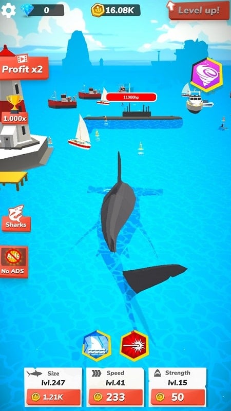 Idle Shark World screenshot 4